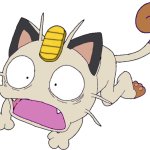 Meowth scared