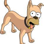 Homer Simpson As A Dog