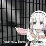 Kanna pointing at jail cell