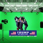 Trump green screen