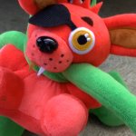 Withered foxy plush strangled