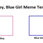 Pink Boy, Blue Girl Meme Template