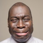 Black dude crying