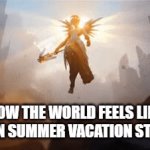 freedom | HOW THE WORLD FEELS LIKE WHEN SUMMER VACATION STARTS | image tagged in gifs,school,school meme | made w/ Imgflip video-to-gif maker