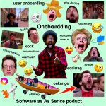 Create a meme about PLG/User Onboarding/Product/SaaS and share i