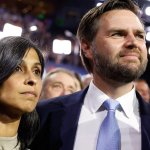 JD Vance and his wife Usha Chilukuri Vance meme