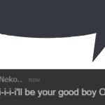 Neko speech bubble