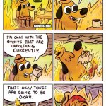 Microsoft and Crowdstrike disasters - July 19, 2024 - It will be fine | IT PEOPLE WAKING UP THIS MORNING; MICROSOFT 365; CROWDSTRIKE | image tagged in this is fine dog | made w/ Imgflip meme maker