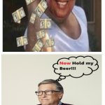 Ambani and Bill Gates template