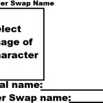 Character Gender Swap meme blank