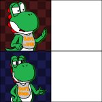 Drake Hotline Bling but with Clone Yoshi