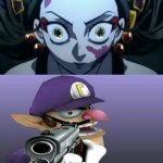 daki vs waluigi | LET'S BATTLE | image tagged in daki vs mario brothers,waluigi,demon slayer,anime,battle,video games | made w/ Imgflip meme maker