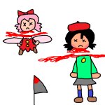 Ribbon and Adeleine is Dead template