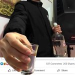 Need a drink? Scrolling Facebook