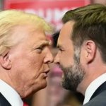 Trump Vance Nose to Nose