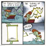 empty | image tagged in memes,the scroll of truth | made w/ Imgflip meme maker