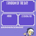 Denki's announcement template template