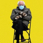 Bernie Sanders cool meme mittens