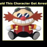 should eggman get arrested ? | image tagged in should this character get arrested,eggman,prison,sega,videogames,dr eggman | made w/ Imgflip meme maker