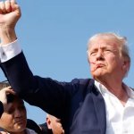 Donald Trump Fist Raised