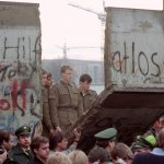 Berlin Wall Falling