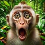 shocked monkey Meme Generator - Imgflip