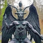 Baphomet statue