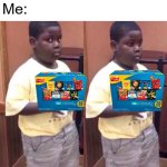 Awkward black kid | Cashier: Are you having a party? Me: | image tagged in awkward black kid | made w/ Imgflip meme maker