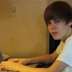 Justin Bieber Working Hard