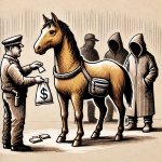 Becknahästen, Horse selling horse, Crimina horse