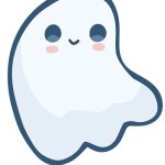 Cute Ghost Smiling