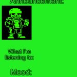 Green_Sans announcement temp meme