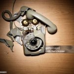 Shattered Rotary Phone