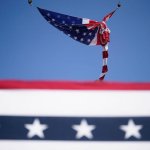 U.S. Flag just before Trump was shot