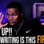 hold up his writing is this fire meme