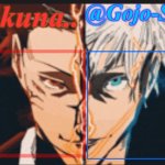 Sukuna and Gojo shared announcement temp template
