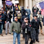 Michigan Armed Militia At State Capitol