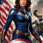 Kamala Harris as Superhero