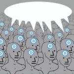 NPC Democrat Template with Speech Bubble meme