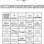 Memescreator941's Bingo meme