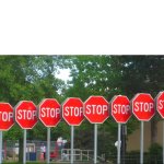 Stop sign chain