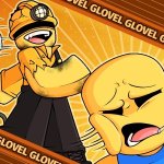 Glovel banner meme