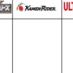 Super Sentai, Kamen Rider and Ultraman template