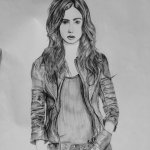 Clary Fray drawing