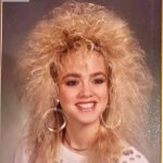 80s big hair