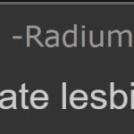 Radium I hate lesbians meme