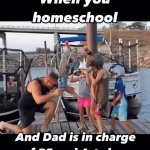 When You're Homeschooled and Dad Is In Charge Of PE and Art Class | image tagged in gifs,homeschooled,dad is in charge | made w/ Imgflip video-to-gif maker