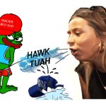 Pepe and hawk tuah girl release fluids on BBB hat