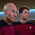 Picard Riker Looking Ahead