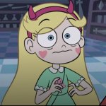 Star butterfly traumatized